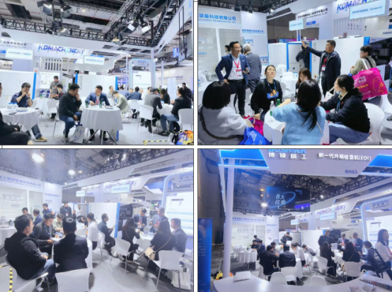 Conference and negotiation at the exhibition Conference and negotiation at the exhibition