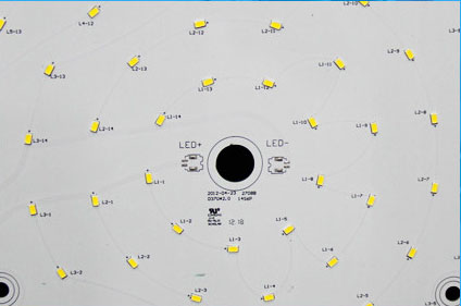 Aluminum substrate surface production process